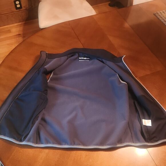 Phenix Mock Neck Midweight Sleeveless Zipper Pockets Ski Vest, Medium, Black - Picture 6 of 9